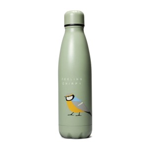 WTRBRSPB06 Water Bottle Metal 500ml - RSPB Free as a Bird Blue Tit